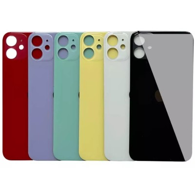 🔧 Vitre Arrière iPhone 11 | Logo CE + Adhésif Inclus